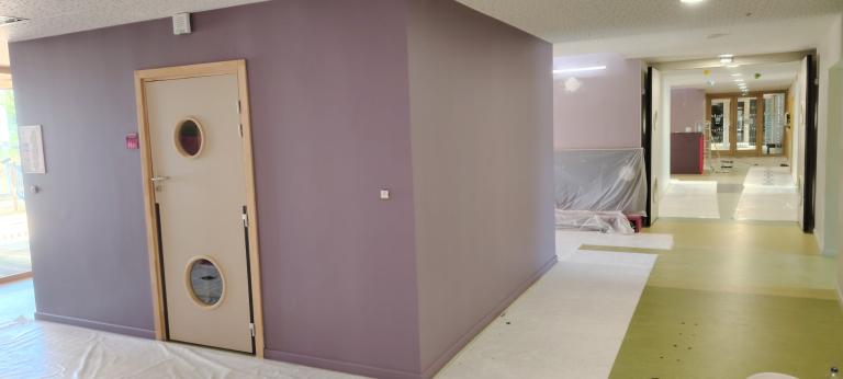 Rénovation des écoles et crèches pendant les vacances scolaires : GAGG PEINTURE au service des communes alsaciennes